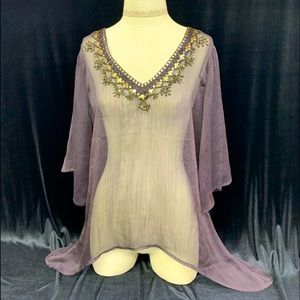 Festival style blouse with incredible detail